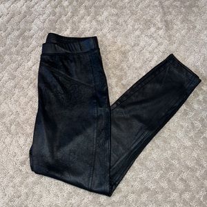FREE PEOPLE FAUX LEATHER LEGGINGS